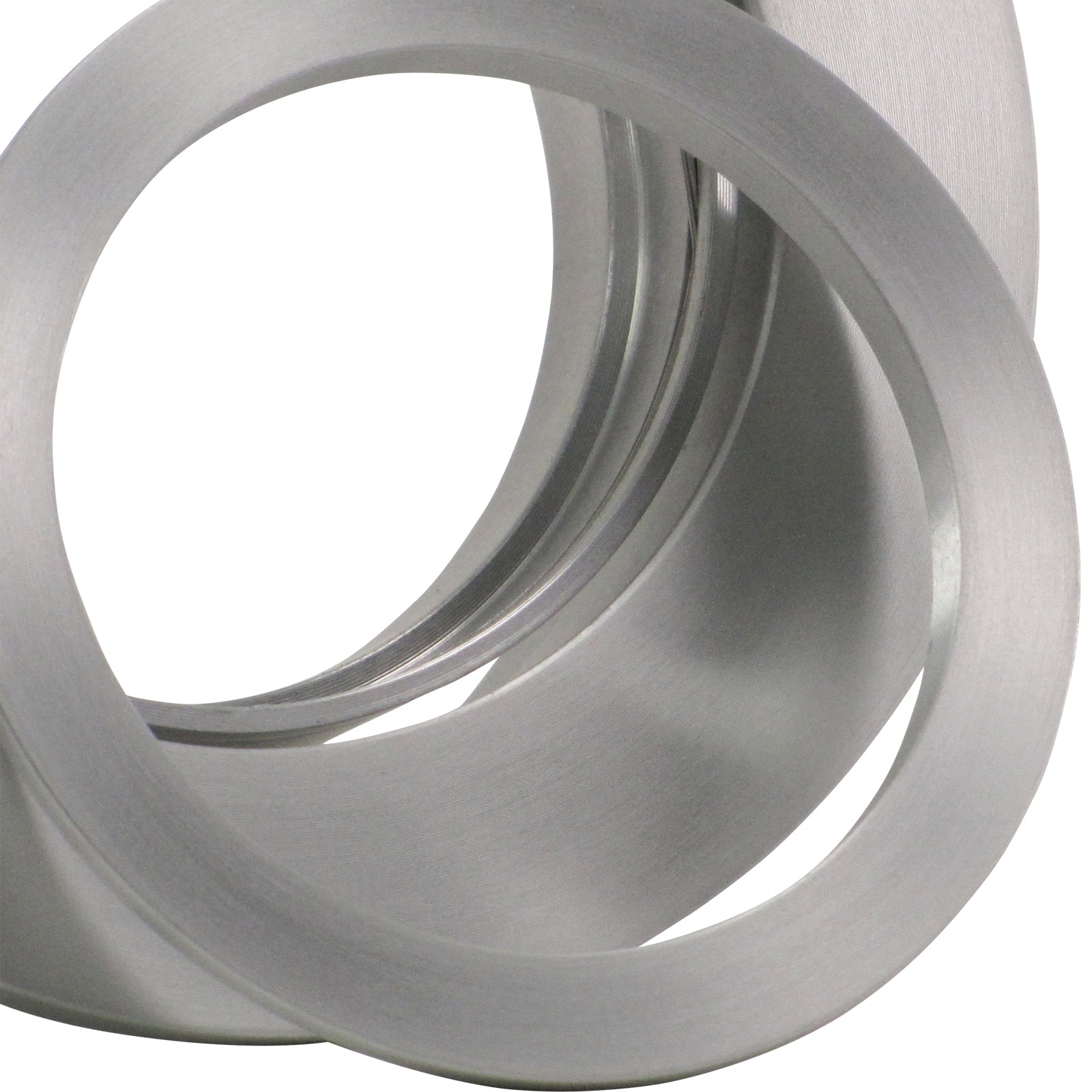 Einbaustrahler für LED Spots GU10 230V und GU5.3 12V- Einbaurahmen Lucido Silber Alu rund