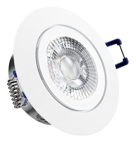 SpectrumLED® LED Strahler / Leuchtmittel, Länge 50 mm, Sockel MR16, Winkel  45º, 6W = 40W, 12V AC+DC, 450 Lumen, 3000K warmweiß - LEDLager