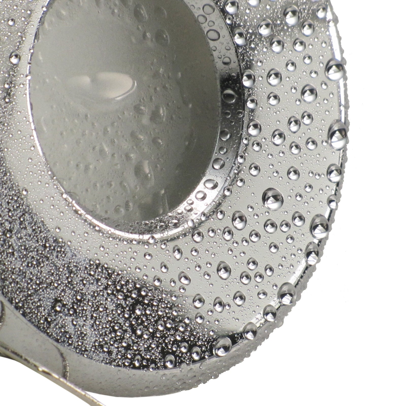 LED Bad Einbaustrahler 230V 12V Merano IP65 für Feuchtraum Einbaurahmen Chrom glänzend rund