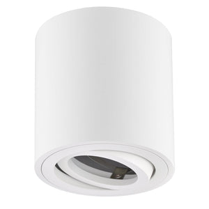LED Aufbaustrahler 230V Milan-M GU10 9W Spot – Aufbauleuchten Weiß, rund, schwenkbar