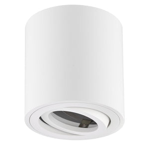 LED Aufbaustrahler 230V Milan-M GU10 1,5W Spot – Aufbauleuchten Weiß, rund, schwenkbar