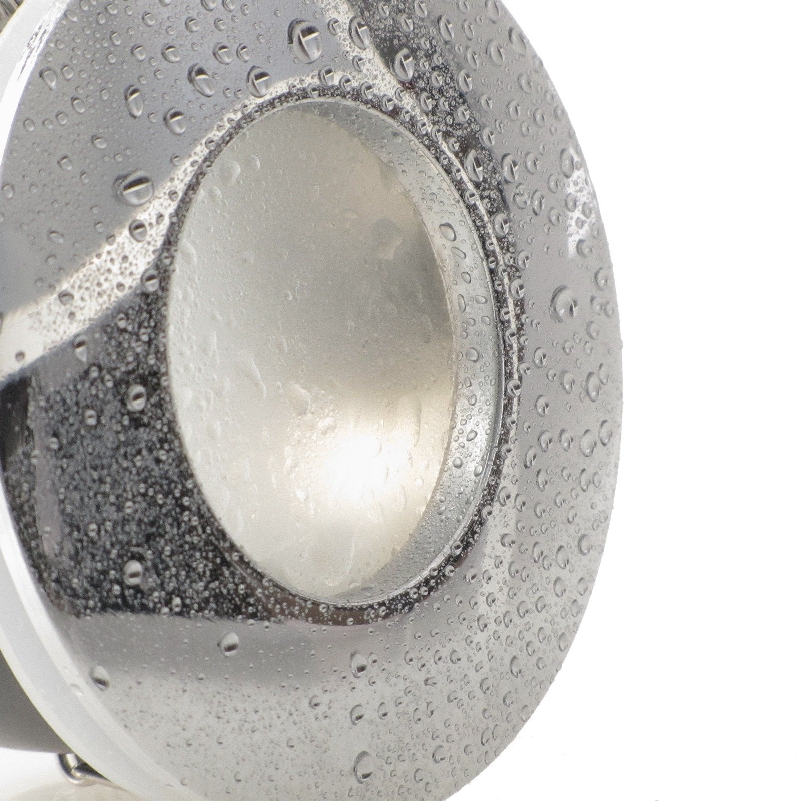 LED Bad Einbaustrahler 230V Nautic IP65 für Feuchtraum GU10 9W Spot - Chrom glänzend, rund