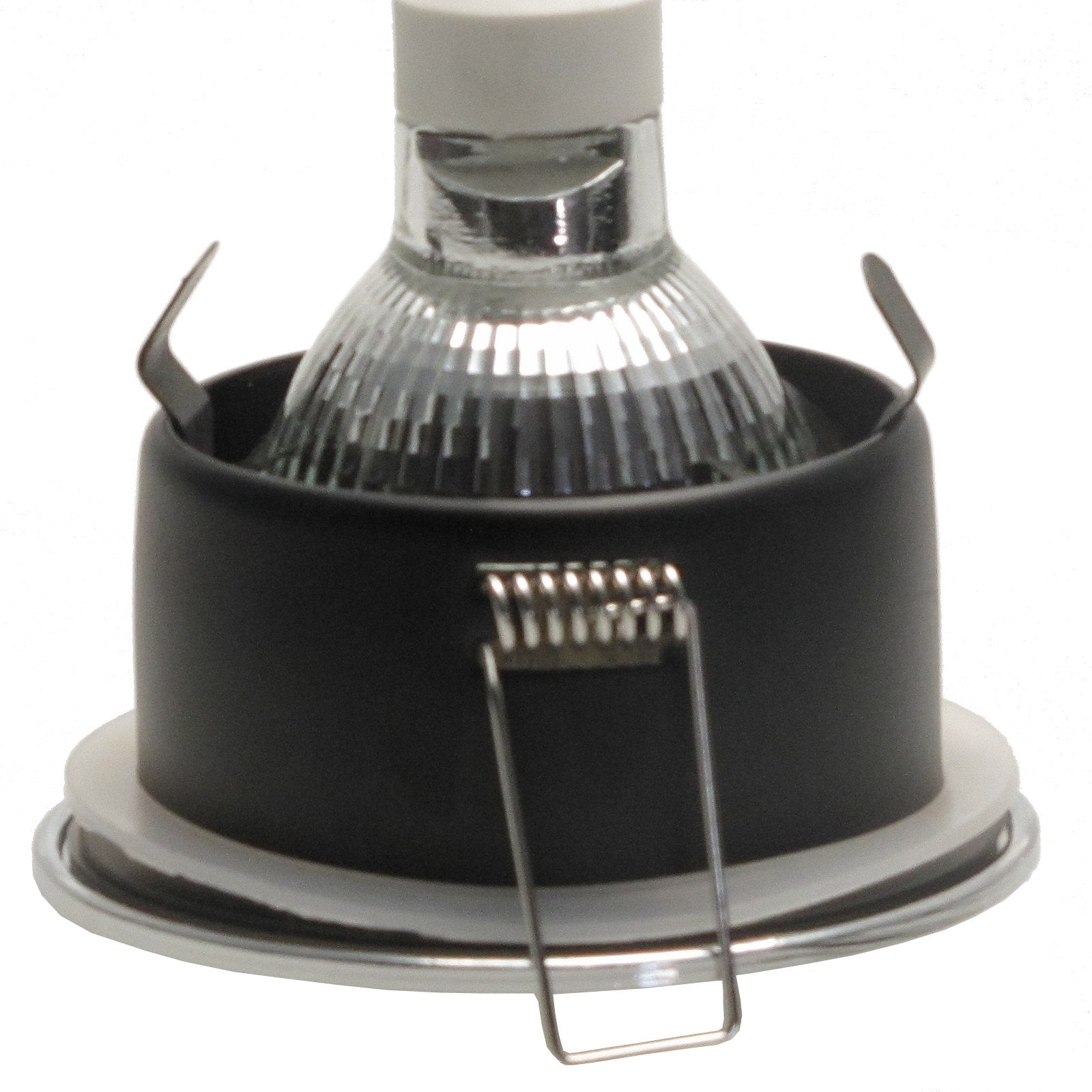 LED Bad Einbaustrahler 230V Nautic IP65 für Feuchtraum GU10 6W Spot - Weiß, rund