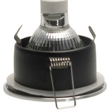 LED Bad Einbaustrahler 230V 12V Nautic IP65 für Feuchtraum Einbaurahmen Chrom glänzend rund