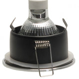 LED Bad Einbaustrahler 230V Nautic IP65 für Feuchtraum GU10 1,5W Spot - Edelstahl gebürstet, rund