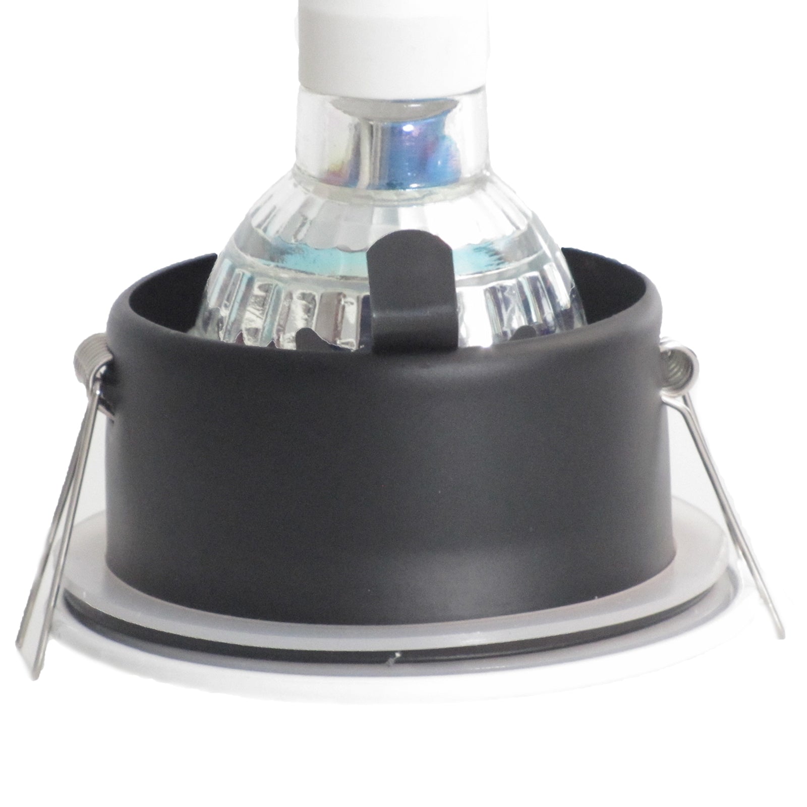 LED Bad Einbaustrahler 230V Nautic IP65 für Feuchtraum GU10 6W Spot - Weiß, rund