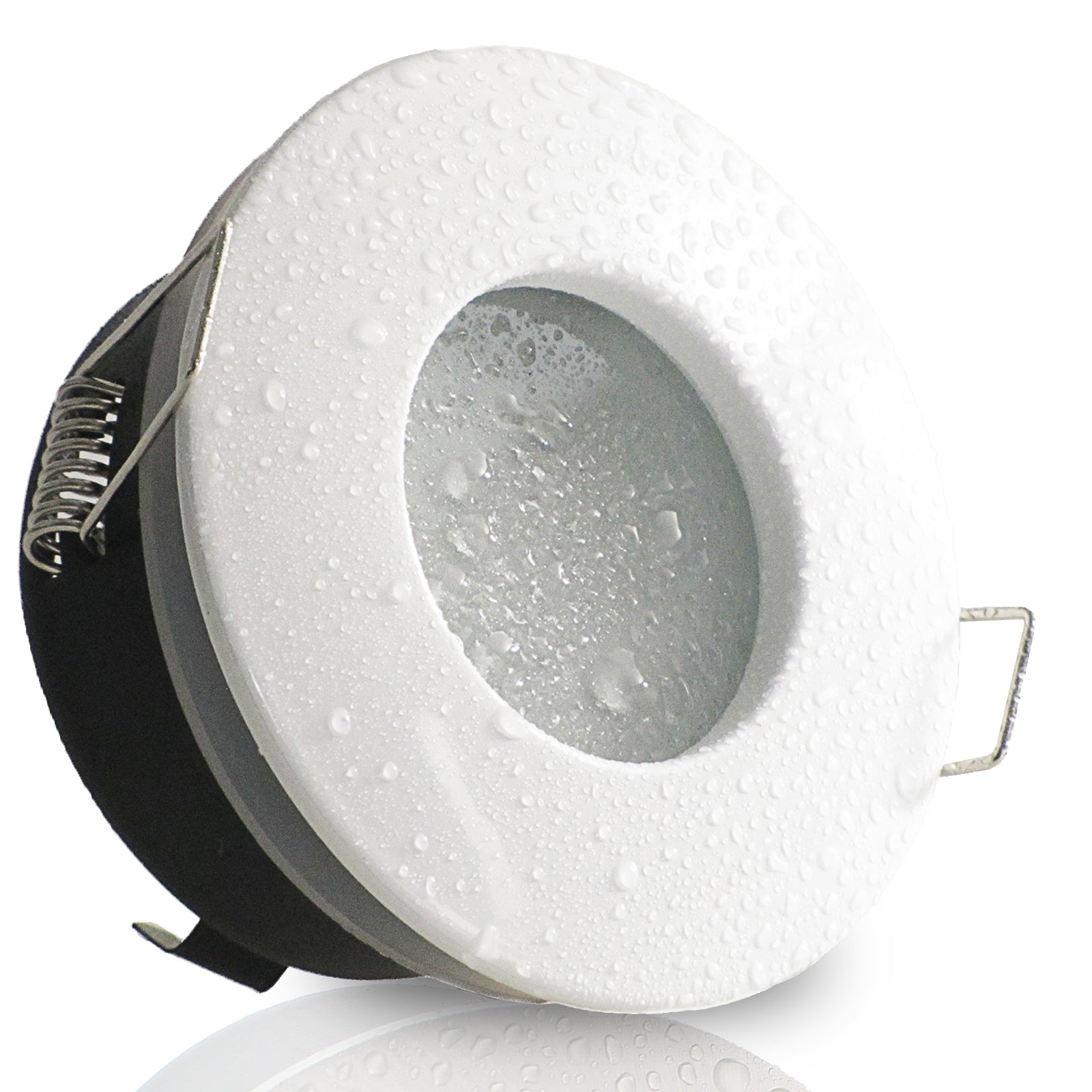 LED Bad Einbaustrahler 230V Nautic IP65 flach 5W stufenlos dimmbar - Weiß rund