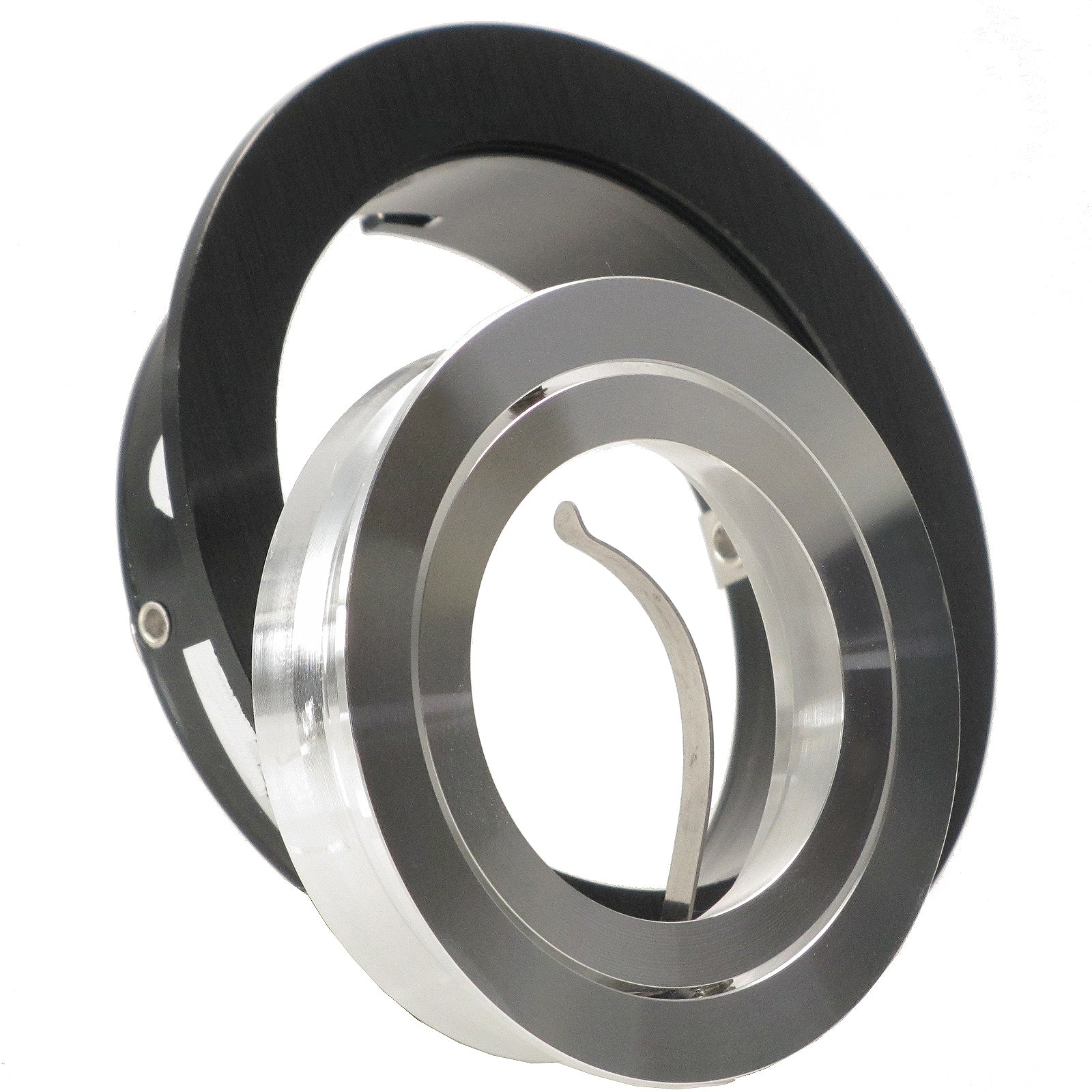 Einbaustrahler für LED Spots GU10 230V und GU5.3 12V- Einbaurahmen Noble Schwarz rund