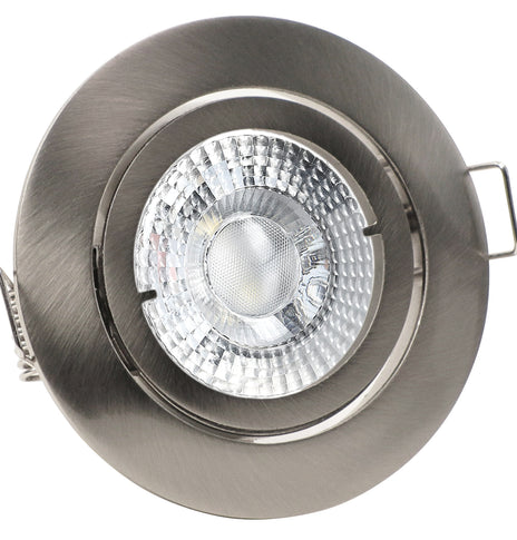 LED Einbaustrahler flach 230v 68mm Spot Edelstahl 5w – trendlights24