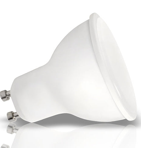 LED Aufbaustrahler Set Aufputz Leuchte 230V 6W 120° GU10 IP65 MILAN-L 97mm rund Weiß Anschluss